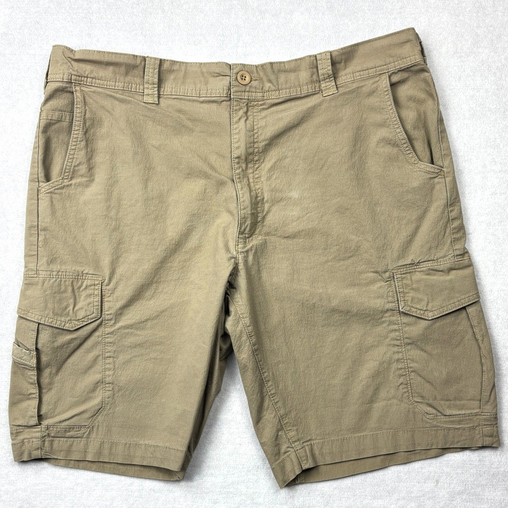 Dickies Mens Cooling Temp-iQ Cargo Shorts Khaki Tan Ripstop Regular Fit 40